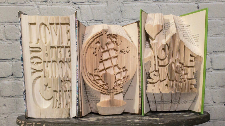 The ‘Book Babe’ Brings the Art of Book Folding to Tampa Bay