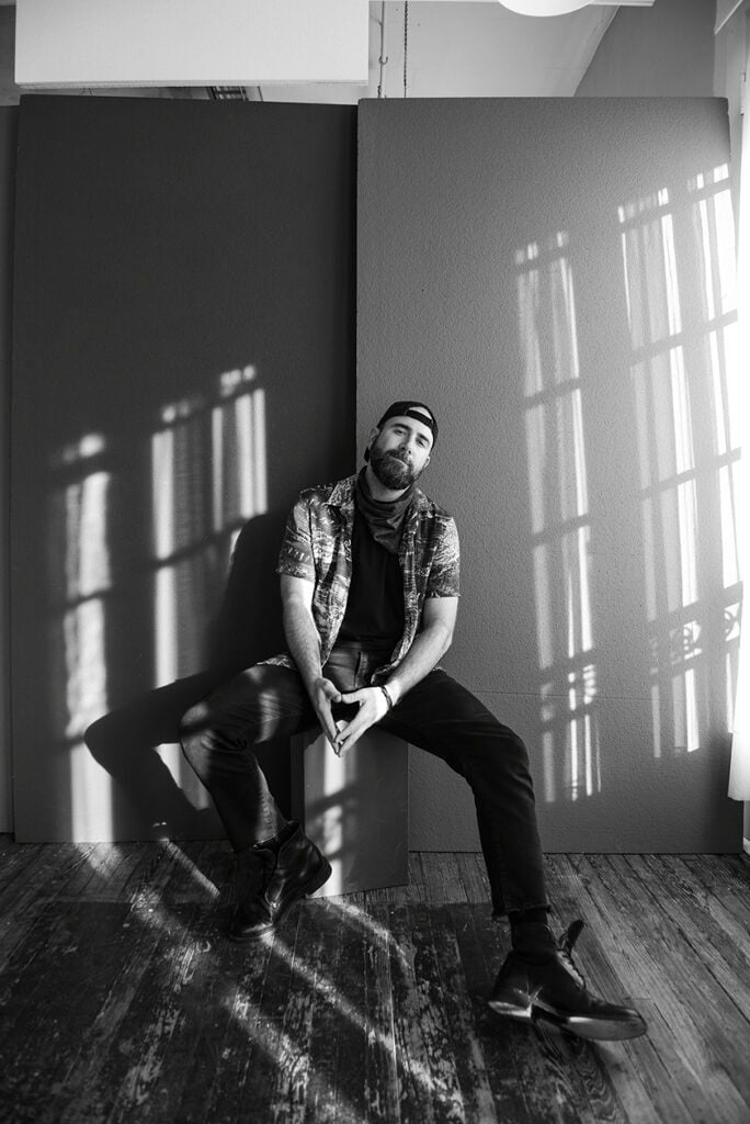 Photographer Brian James in studio. St. Petersburg, FL. Brian 
