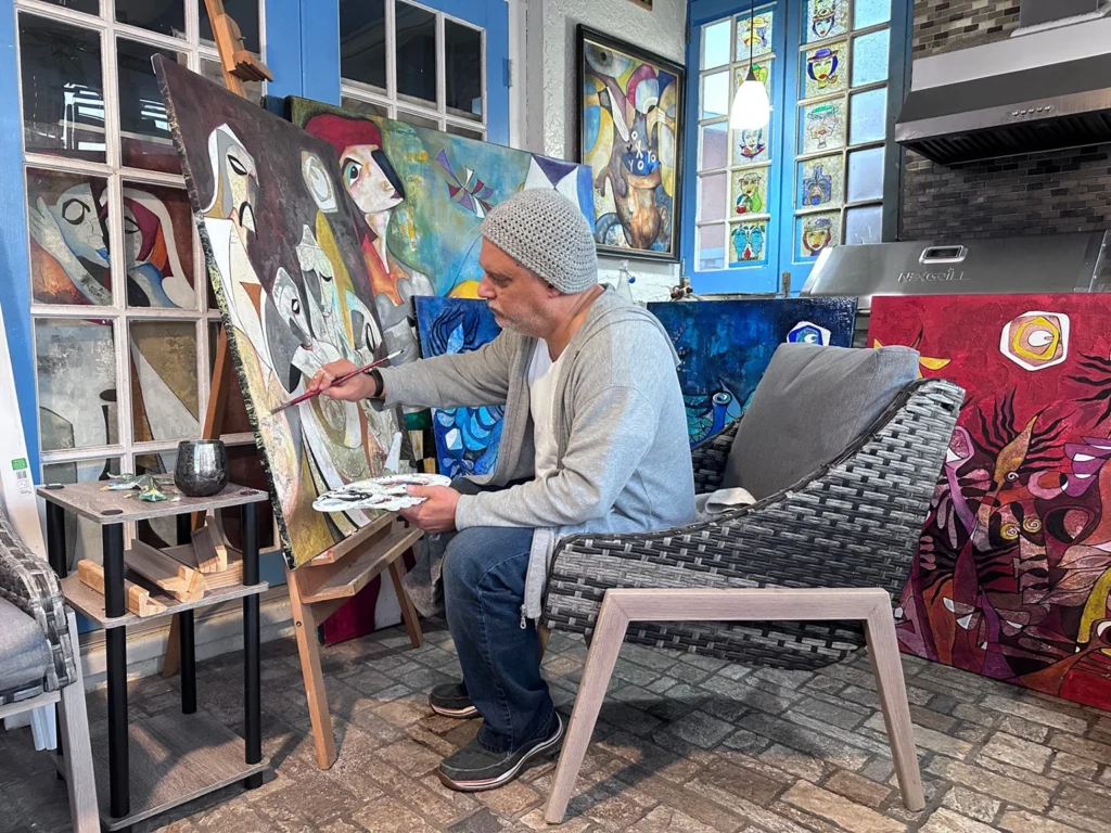 Galban's Studio Photo by Tarin Mohajeri
