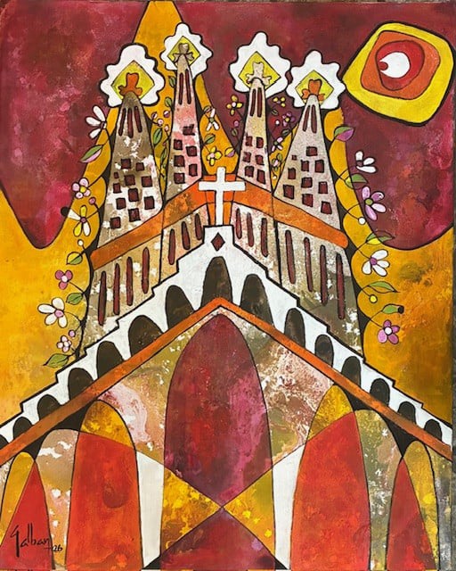 La Sagrada Familia Basilica - Roja